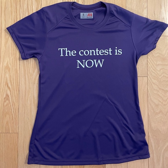 COPY - Tshirt- various sizes “The contest is NOW” (Fr) “You are at the Olympics… - Picture 1 of 2